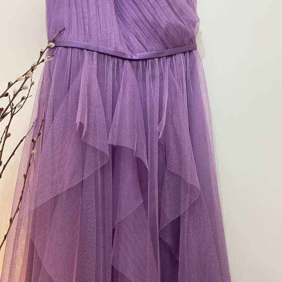 **Worn 1x for wedding** Vera Wang Bobbin Net Evening Dress size 6 - Picture 6 of 6